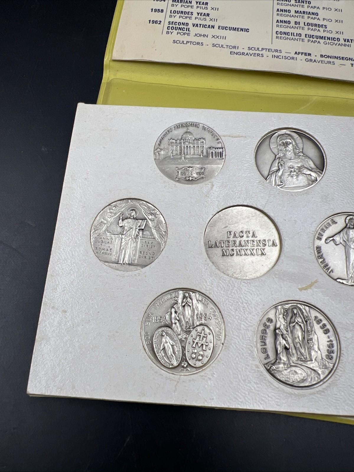 Great Events of the Catholic Church 10 Coin High Relief Medal Set in Folio