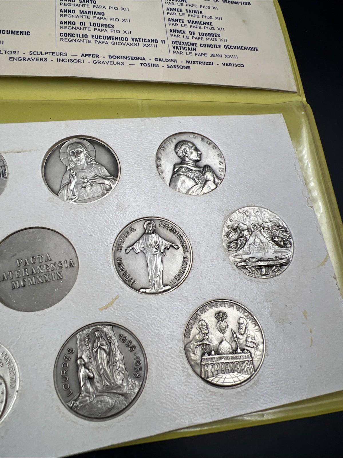 Great Events of the Catholic Church 10 Coin High Relief Medal Set in Folio