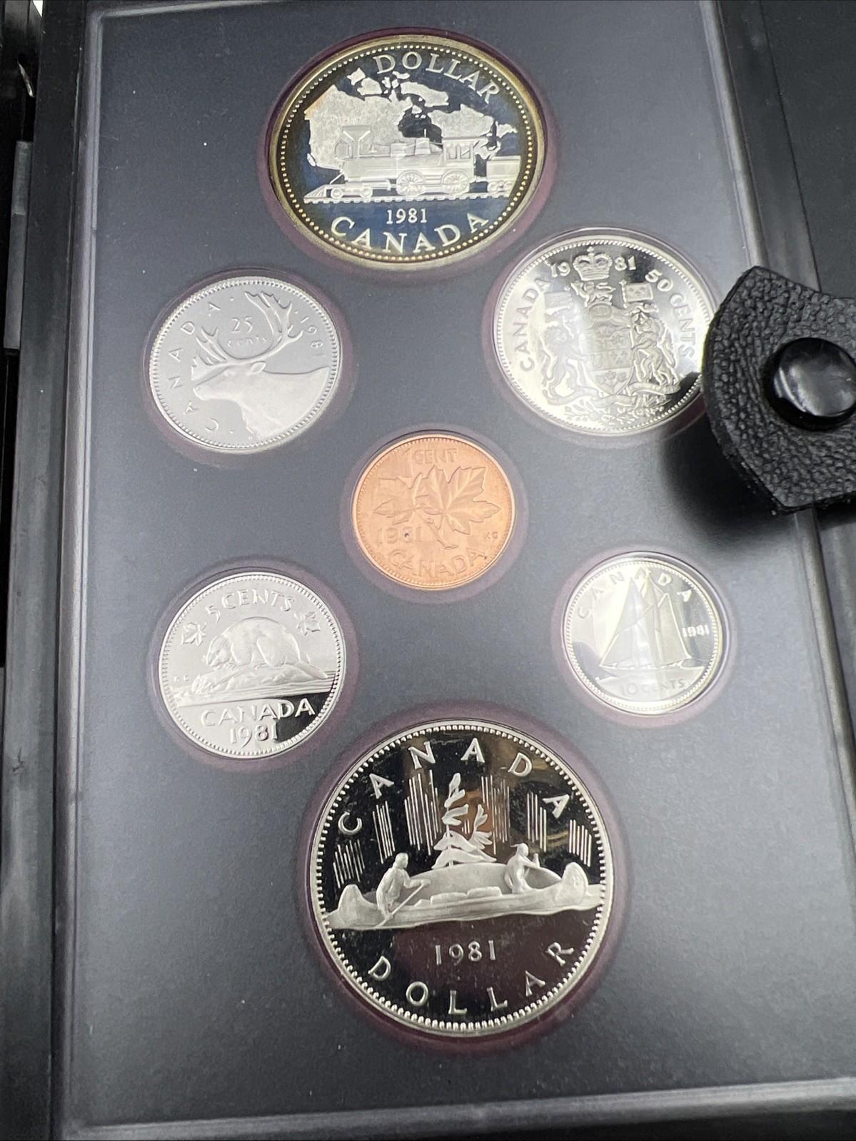 1981 Canada Double Dollar Proof Set Gem Uncirculated Coins NO Box SKU#B