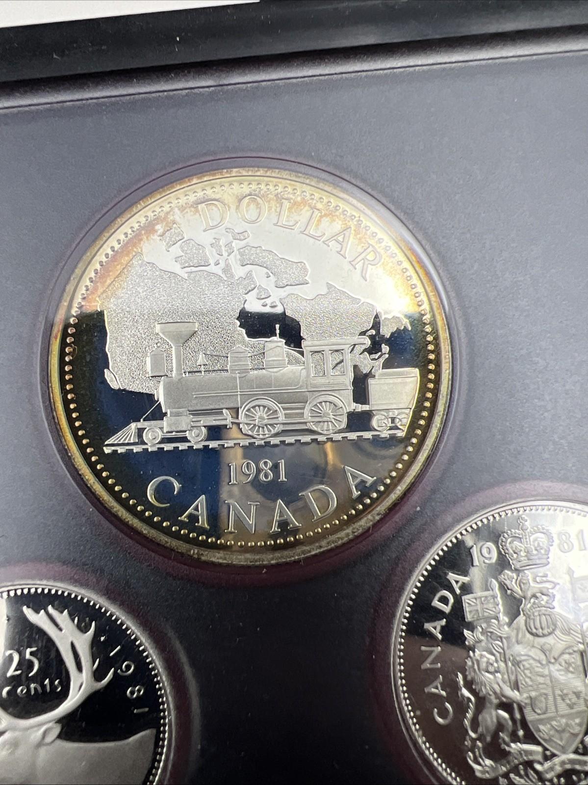 1981 Canada Double Dollar Proof Set Gem Uncirculated Coins NO Box SKU#B