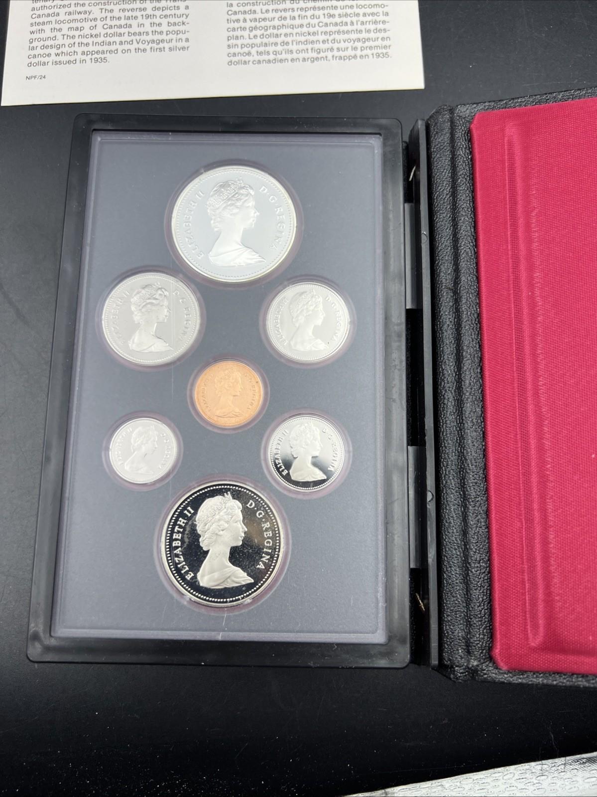 1981 Canada Double Dollar Proof Set Gem Uncirculated Coins NO Box SKU#B