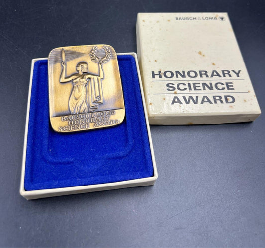 Bausch & Lomb Honorary Science Award Bronze Medal in Box