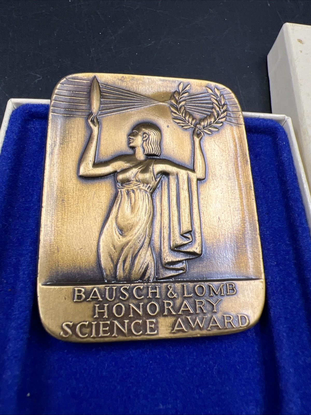 Bausch & Lomb Honorary Science Award Bronze Medal in Box