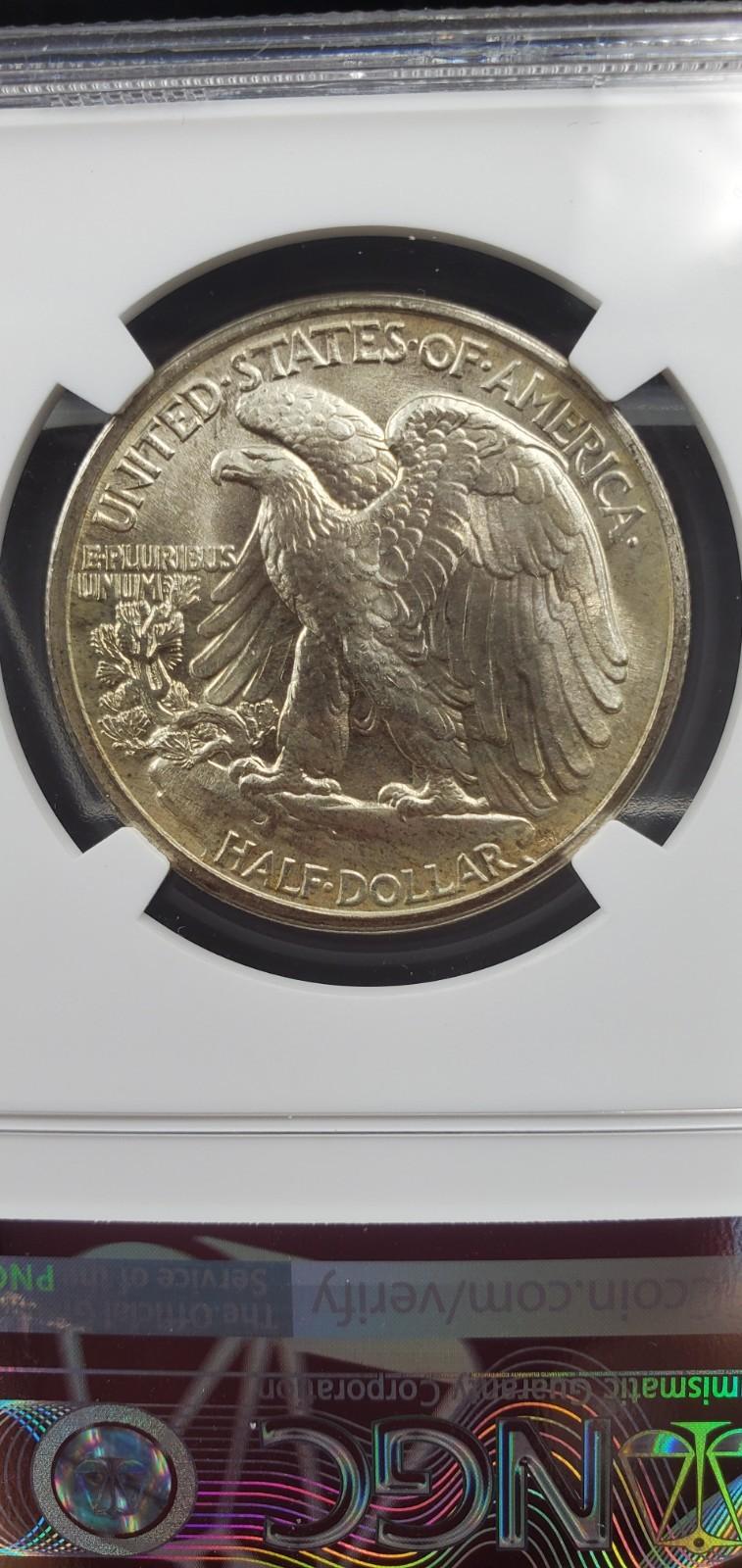 1941 P 50c Walking Liberty Half Dollar NGC MS67 + CAC