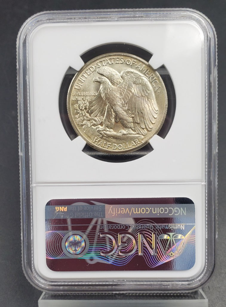 1941 P 50c Walking Liberty Half Dollar NGC MS67 + CAC