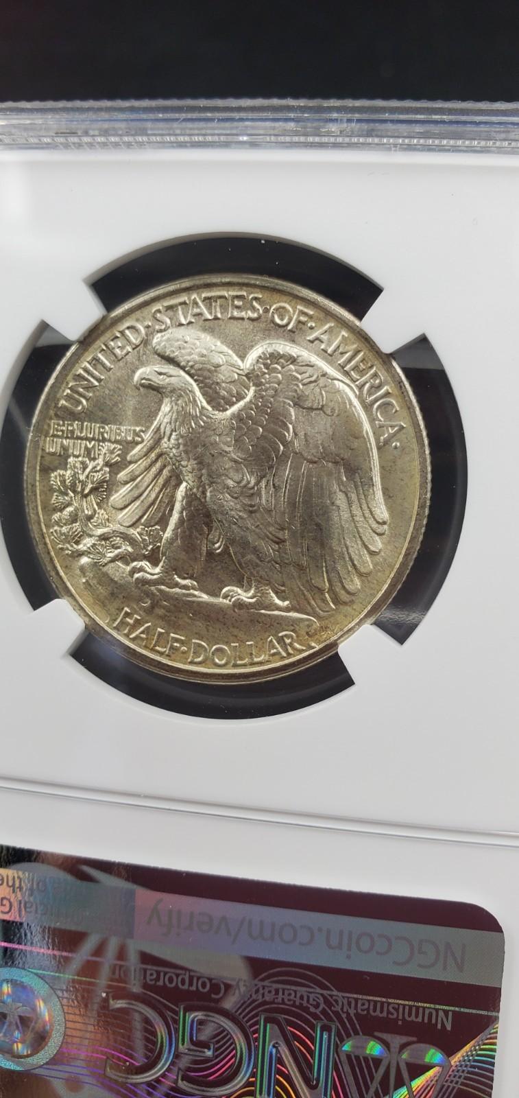 1941 P 50c Walking Liberty Half Dollar NGC MS67 + CAC