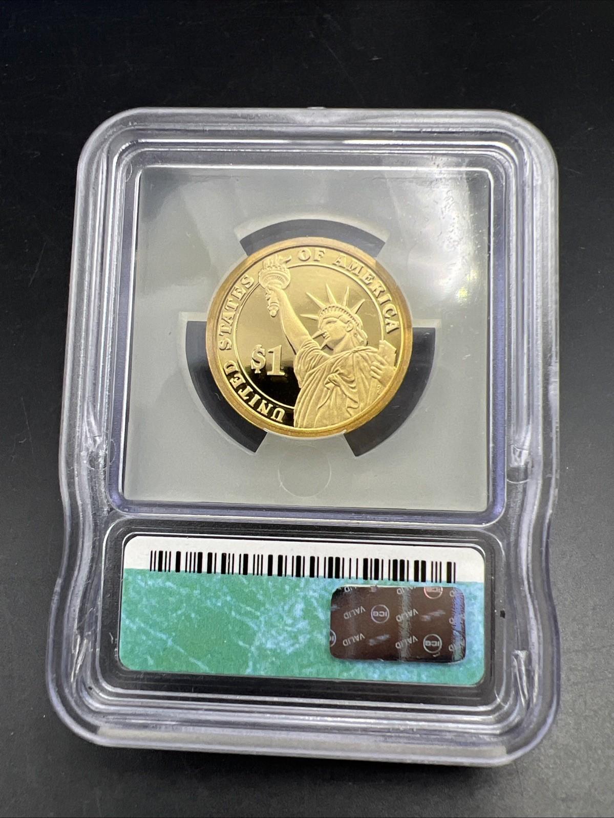 2007 S $1 Thomas Jefferson Presidential Dollar Proof Coin PR70 DCAM ICG #132