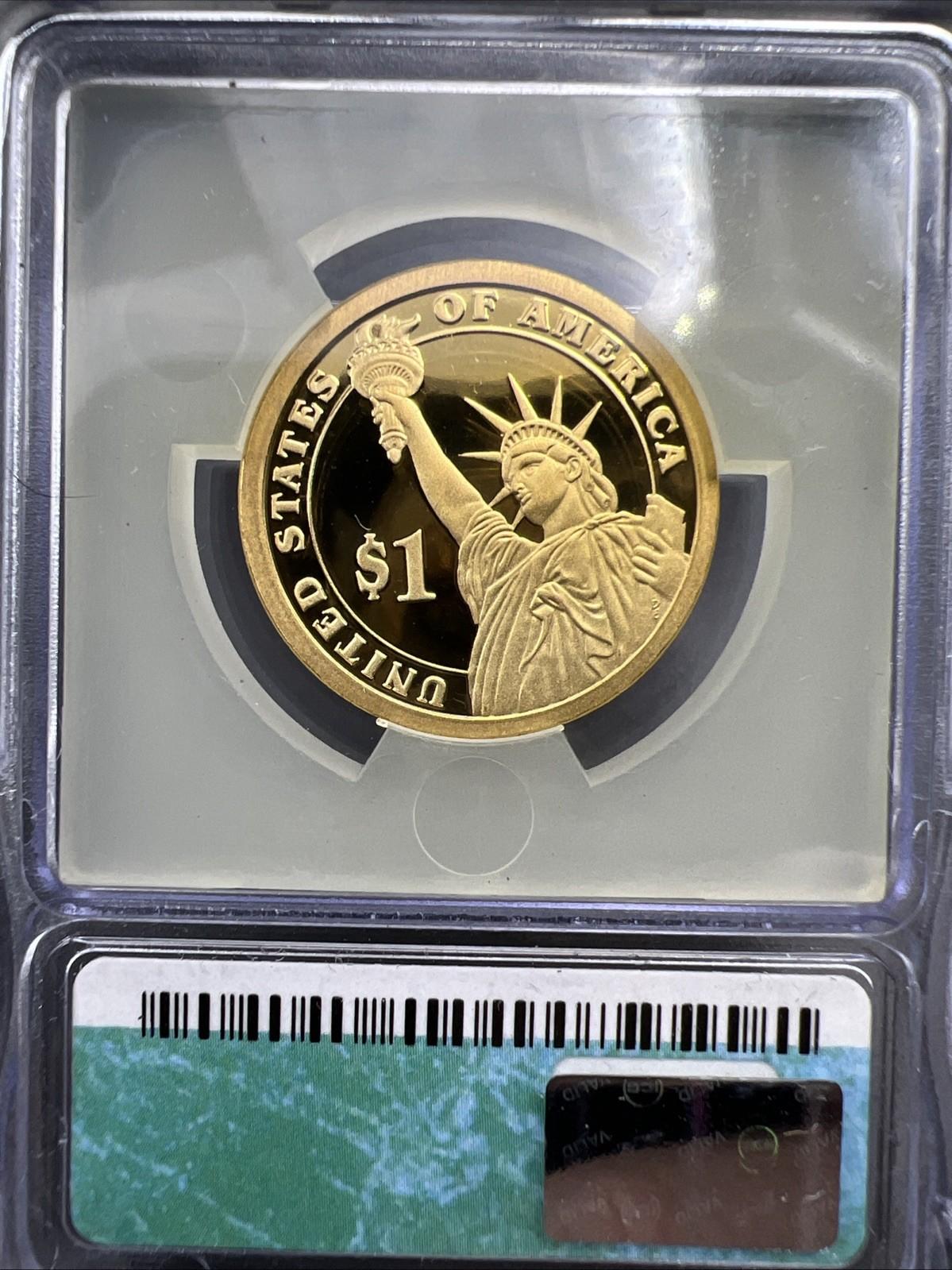 2007 S $1 George Washington Presidential Dollar Proof Coin PR70 DCAM ICG #117