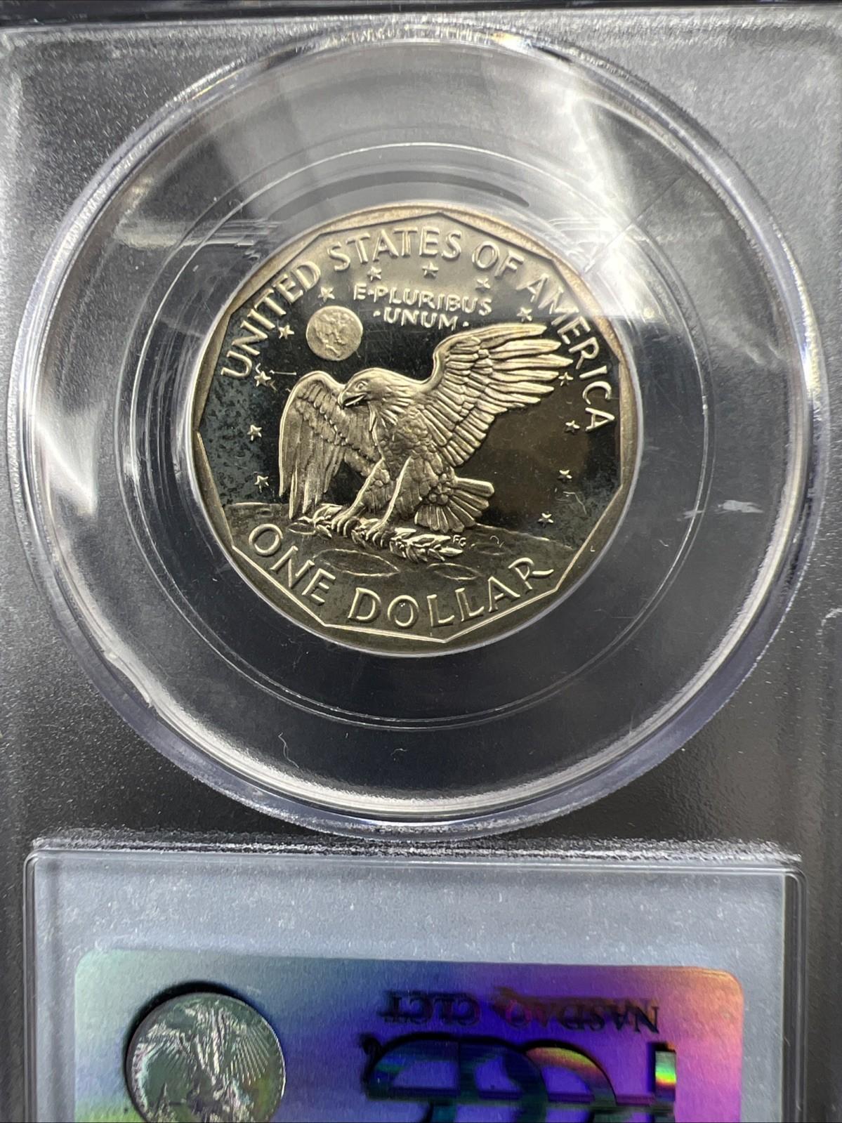 1979 S $1 SBA Susan B Anthony Dollar Coin PR70 DCAM Type 1 Variety Some Tone #89