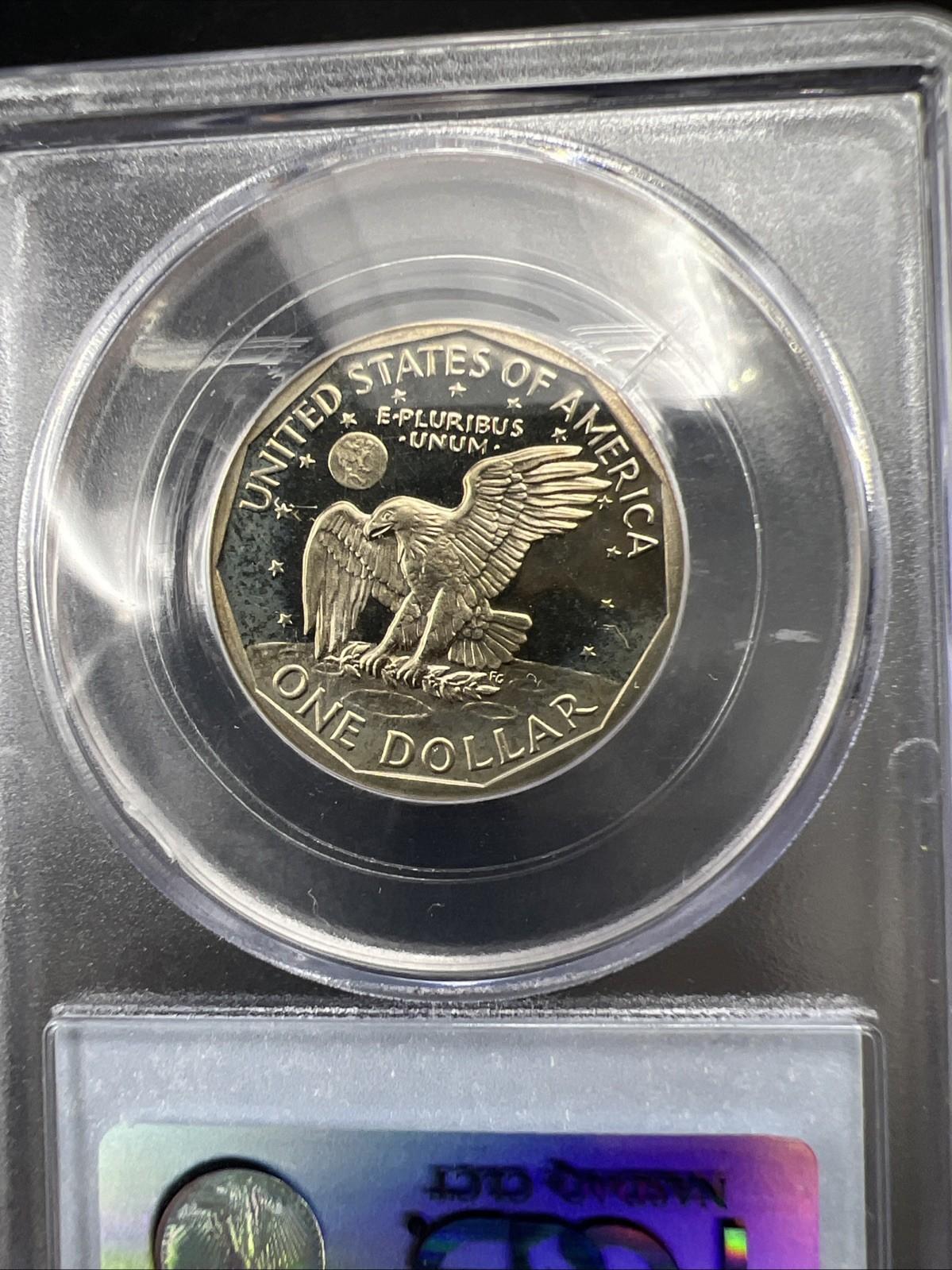 1979 S $1 SBA Susan B Anthony Dollar Coin PR70 DCAM Type 1 Variety Some Tone #89