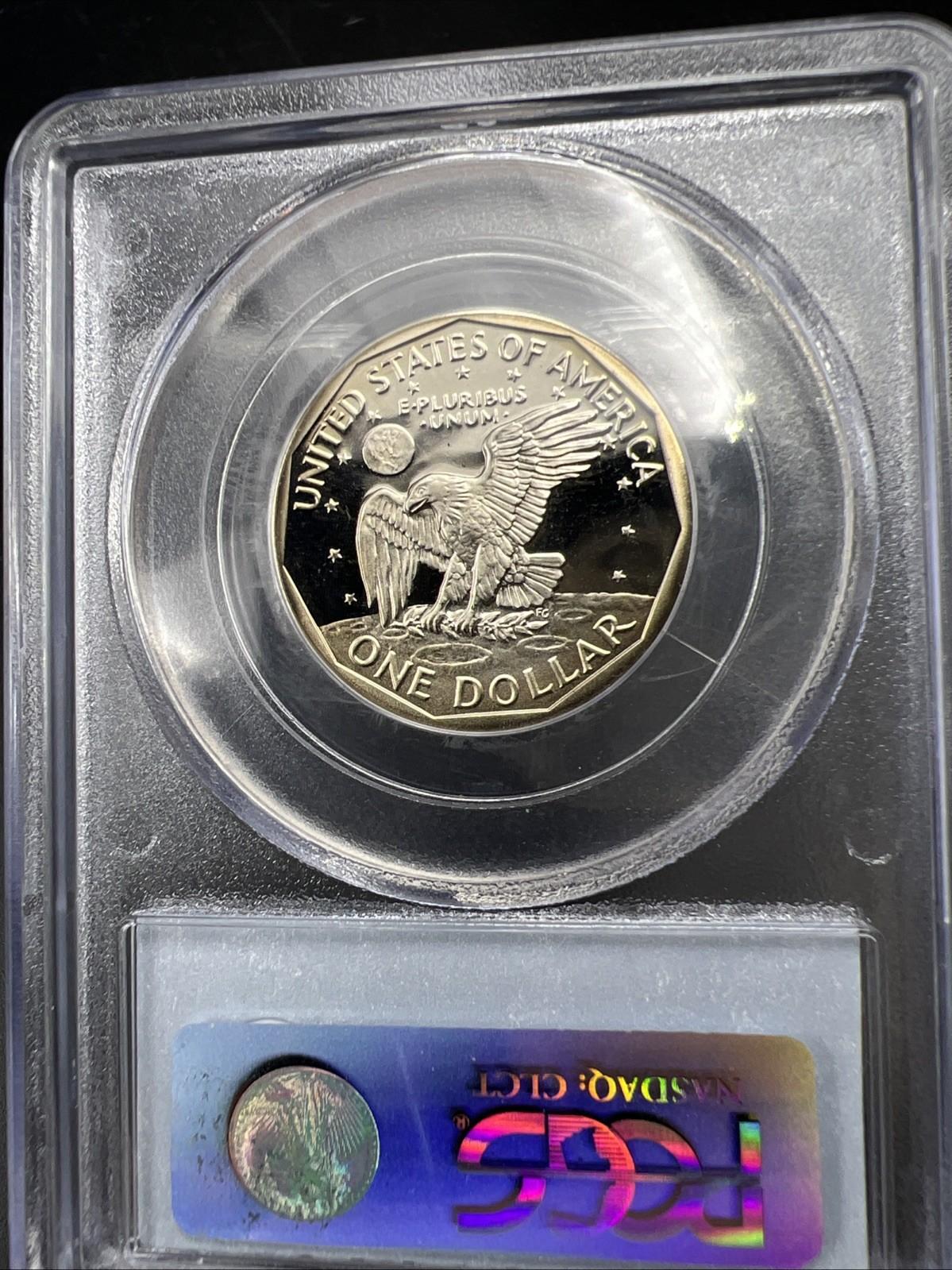 1981 S $1 SBA Susan B Anthony Dollar PCGS PR70 DCAM Type 1 Variety Some Tone #81