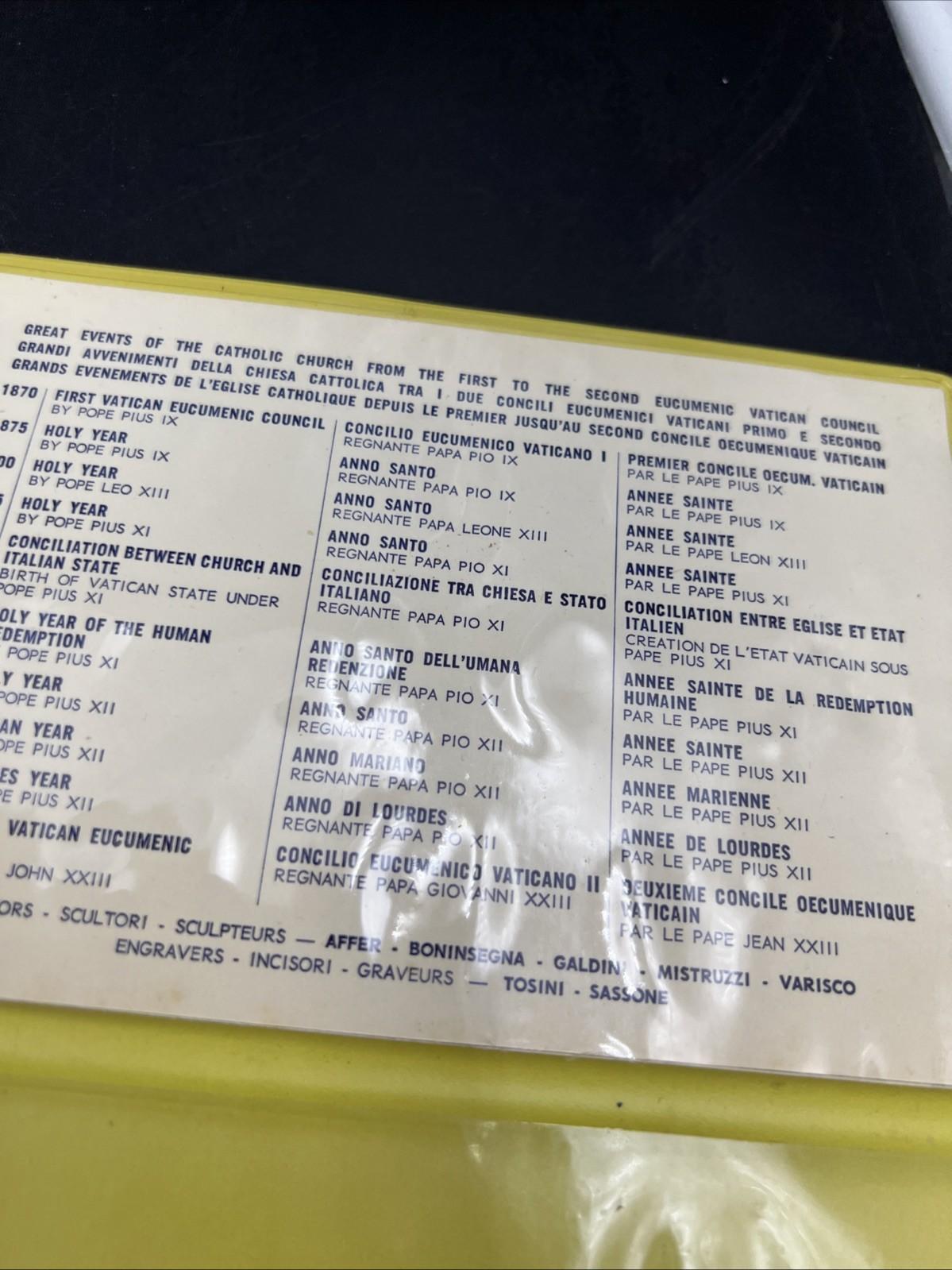 Great Events of the Catholic Church 10 Coin High Relief Medal Set in Folio SKU#B