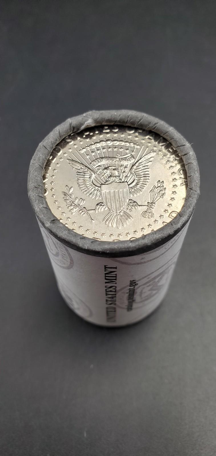 2024 D JFK 50c Kennedy Half Dollar US Mint OBW Roll US 20 Coins BU UNC