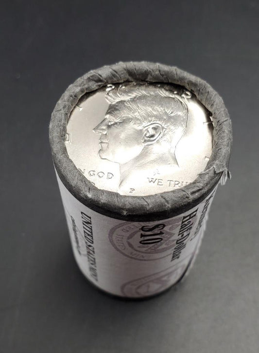 2024 P JFK 50c Kennedy Half Dollar US Mint OBW Roll US 20 Coins BU UNC