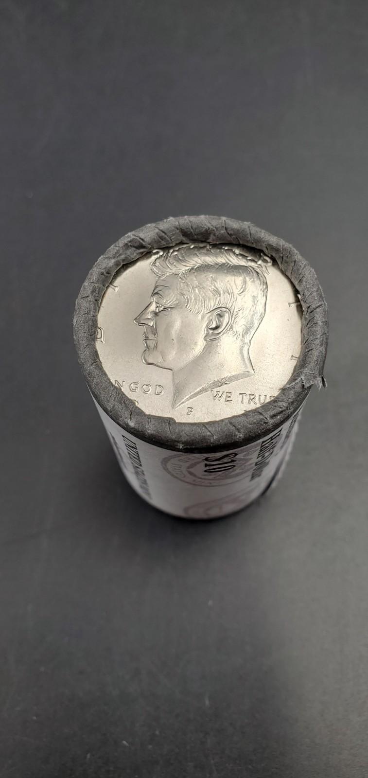 2024 P JFK 50c Kennedy Half Dollar US Mint OBW Roll US 20 Coins BU UNC