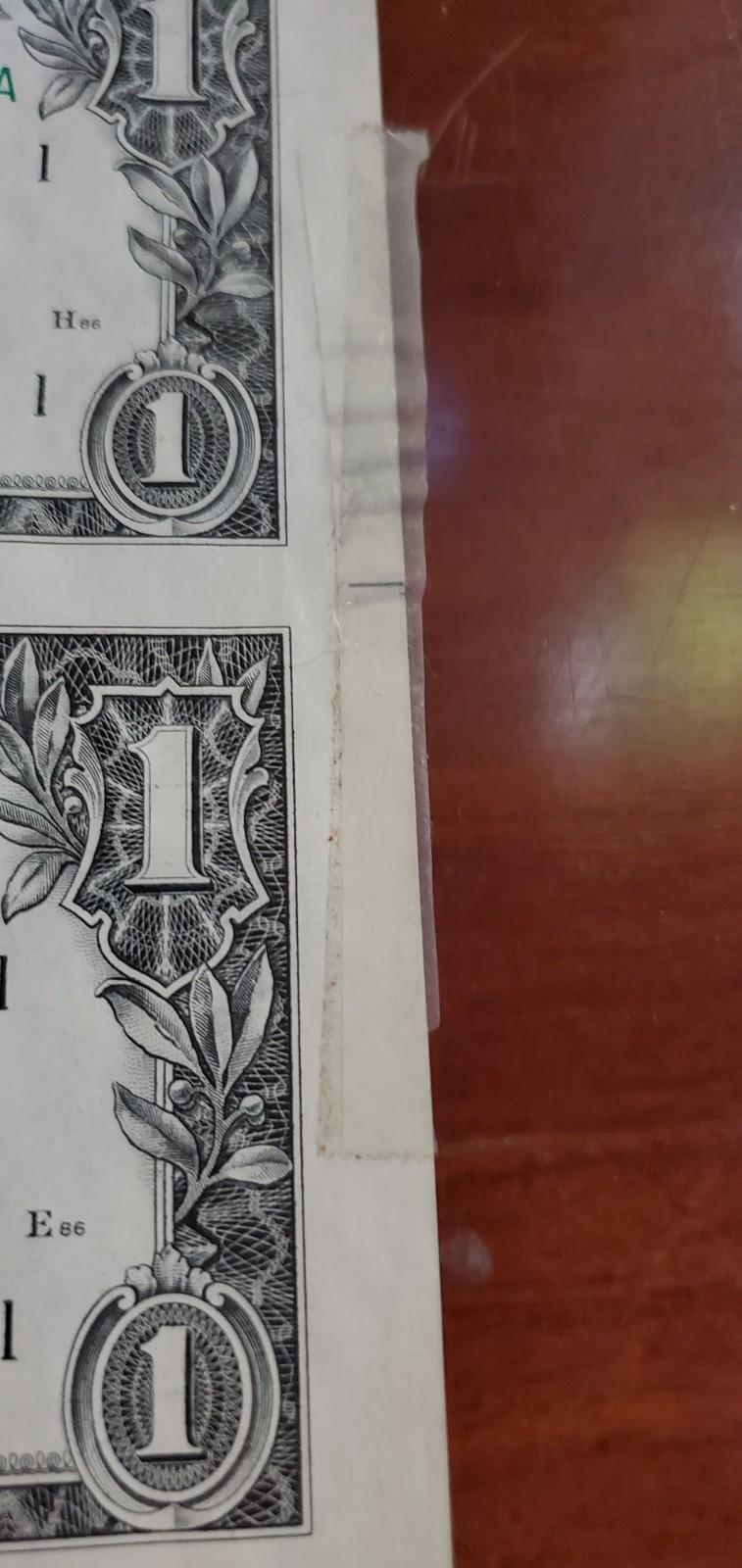 Uncut Currency Sheet of 32 Notes $1 Dollar Bills 1981 FRN Souvenir Sheet CH AU