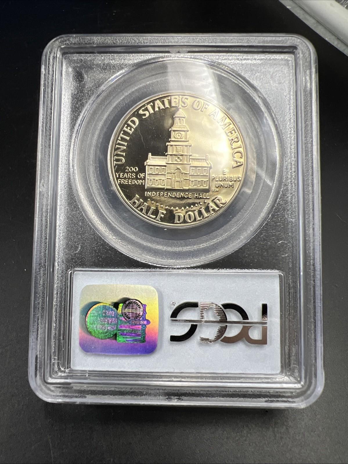 1976 50c Kennedy Proof 50c Clad Copper Nickel Half Dollar PCGS PR69DCAM #0 Nice