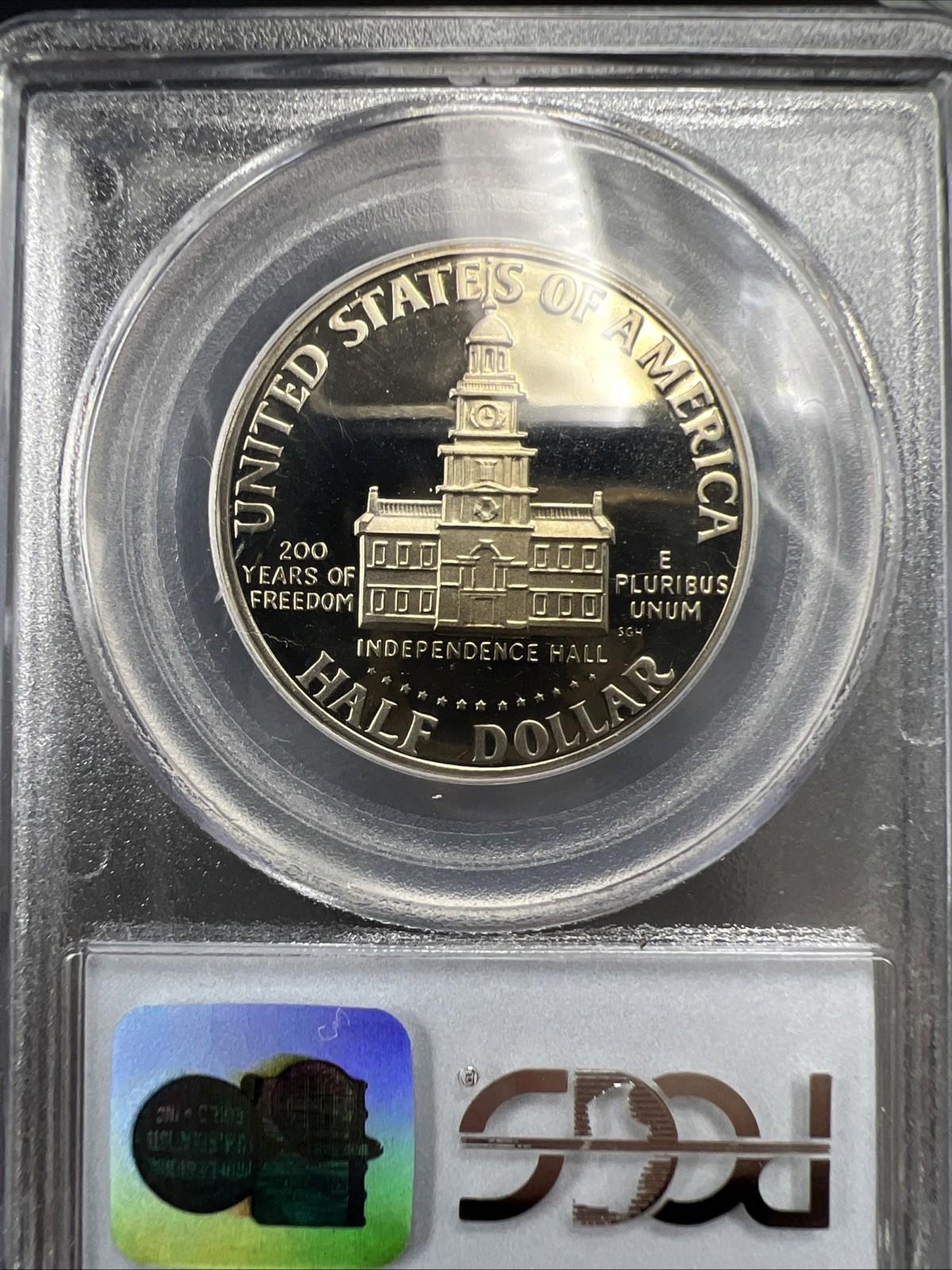 1976 50c Kennedy Proof 50c Clad Copper Nickel Half Dollar PCGS PR69DCAM #0 Nice