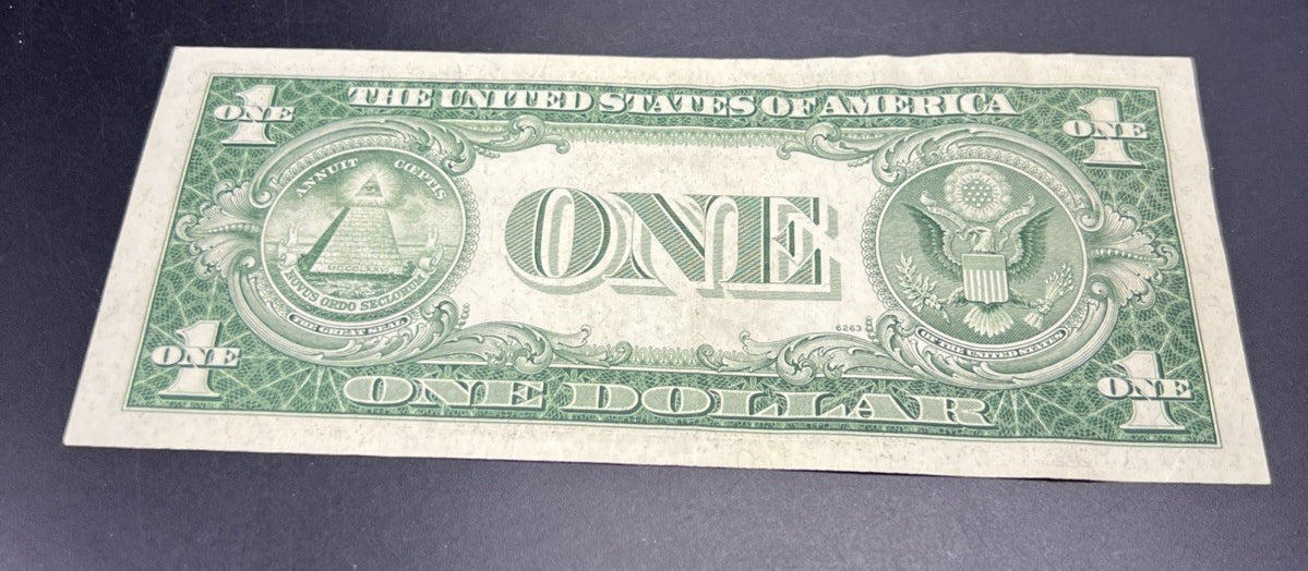 1935 G $1 Silver Certificate Blue Seal Note Choice VF Very Fine Circ #439