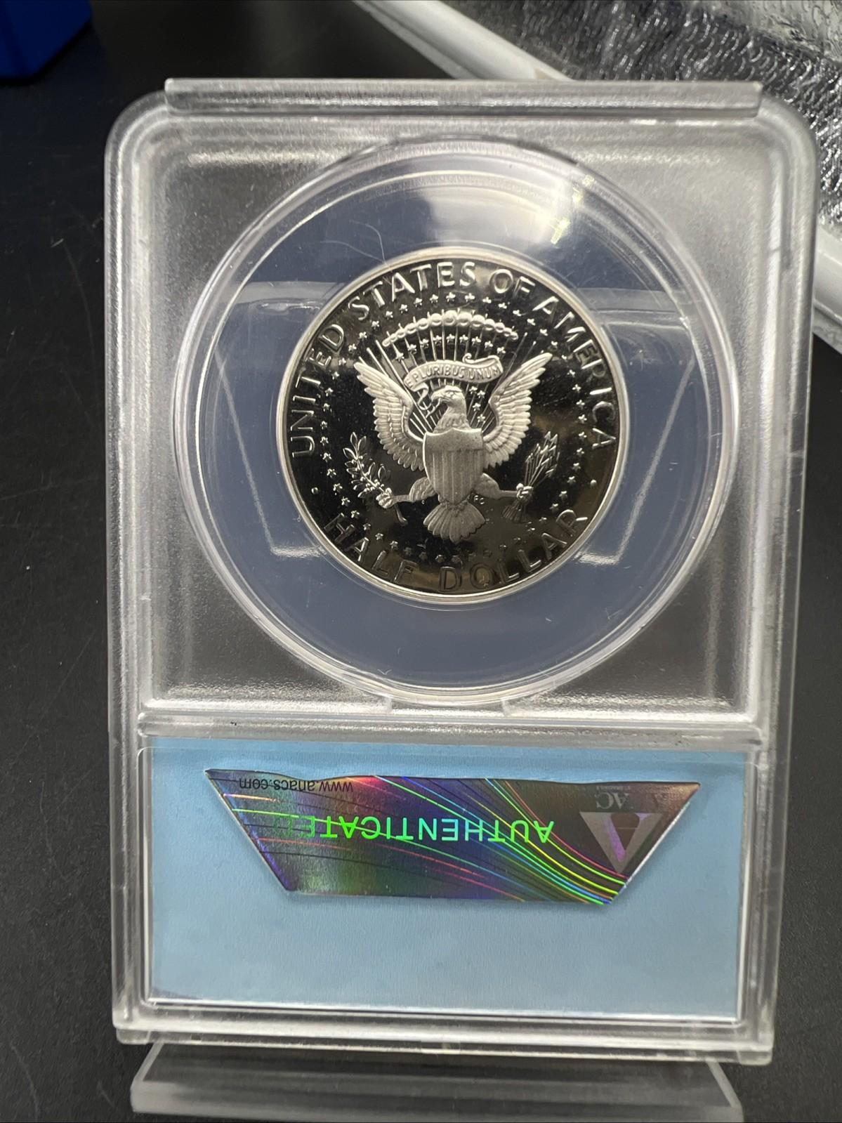 2008 S 50c Kennedy Copper Nickel Clad Proof Half Dollar PR70 DCAM ANACS FDOI #68