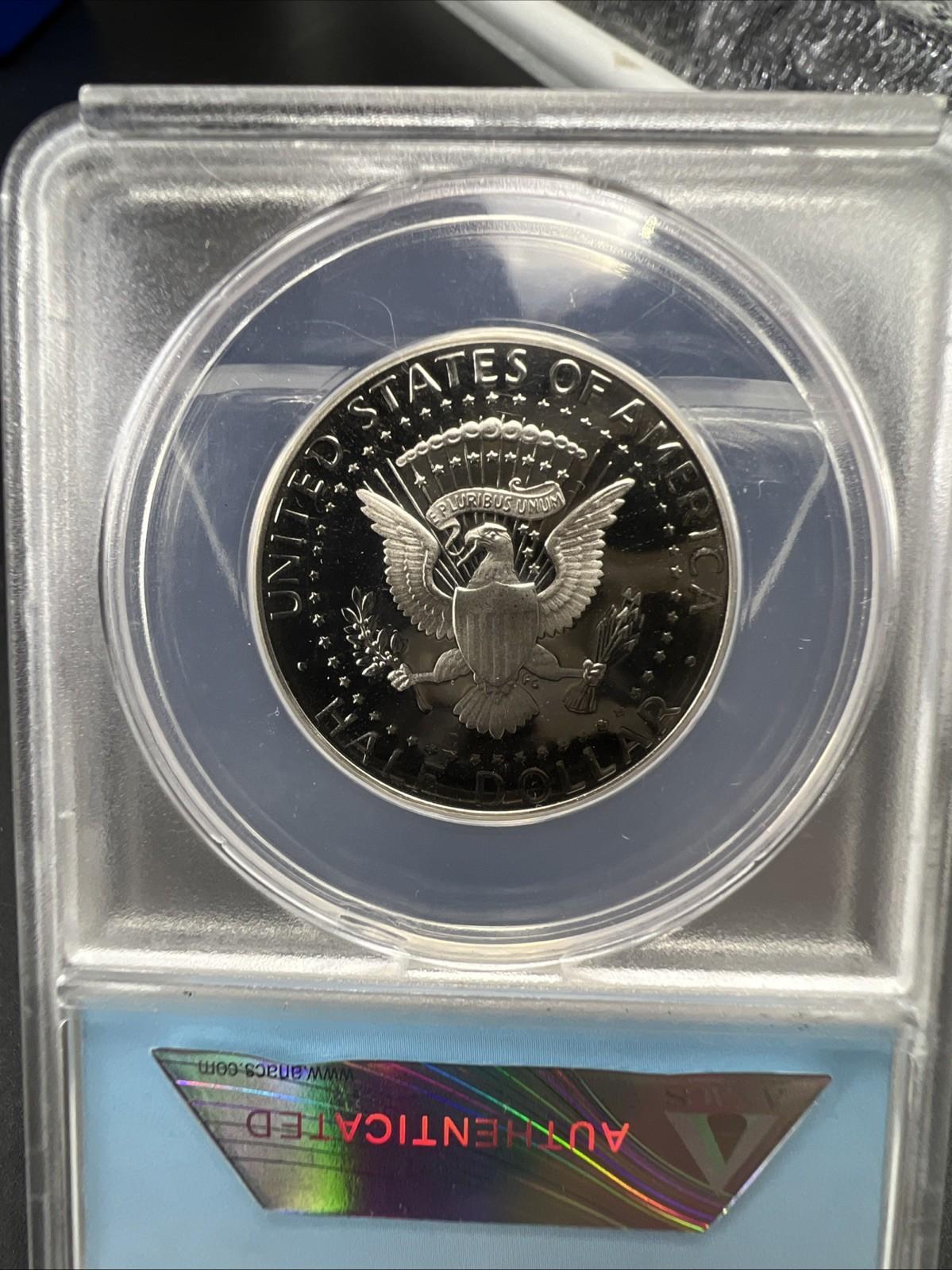 2008 S 50c Kennedy Copper Nickel Clad Proof Half Dollar PR70 DCAM ANACS FDOI #68