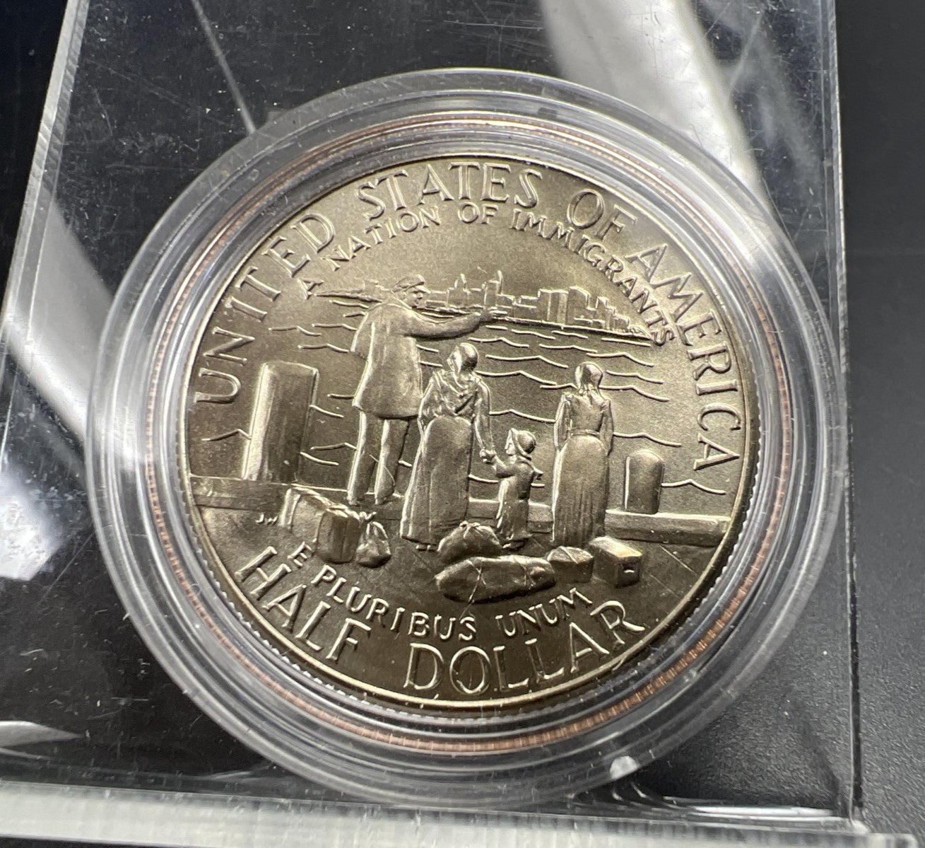 1986 D Statue of Liberty 50c Business Copper Nickel Clad Gem BU Half Dollar SK#A