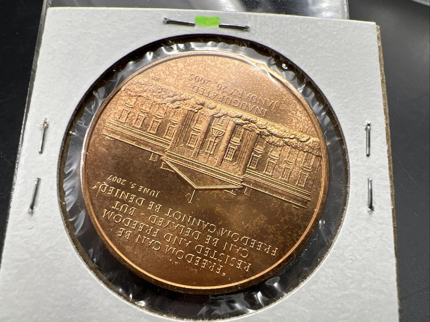 President George W Bush Bronze Medal US Mint UNC SK#A