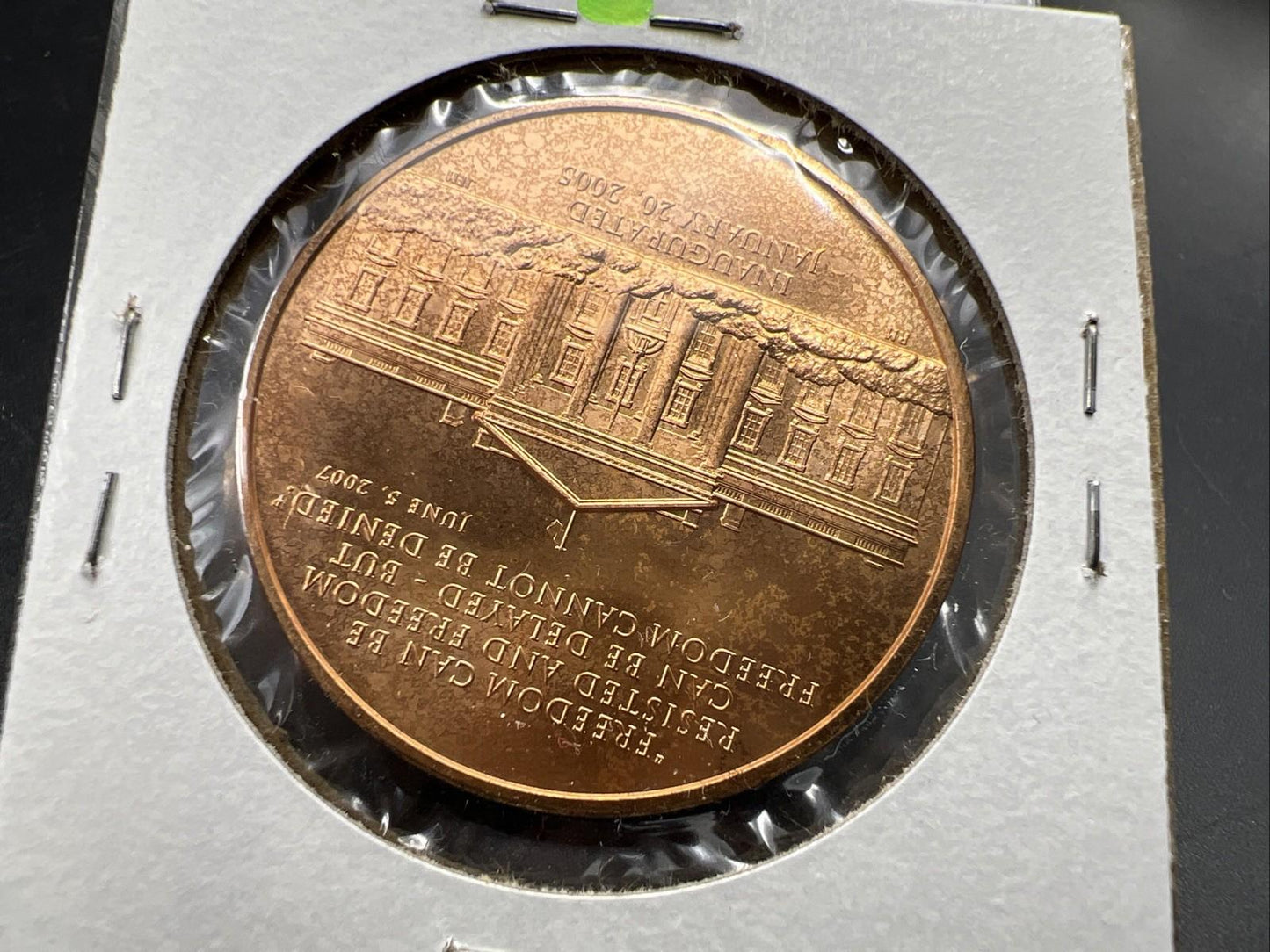 President George W Bush Bronze Medal US Mint UNC SK#A