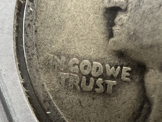 1934 25c Washington Silver Quarter Coin Double Die Obverse AG About Good Circ