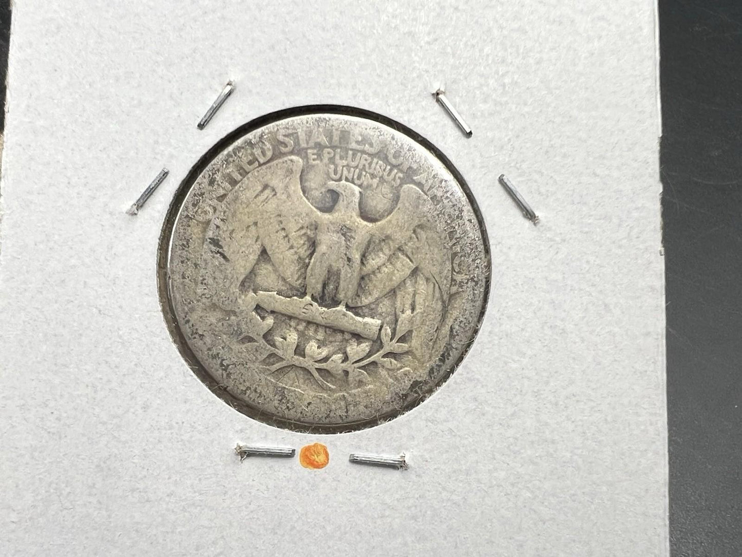 1934 25c Washington Silver Quarter Coin Double Die Obverse AG About Good Circ