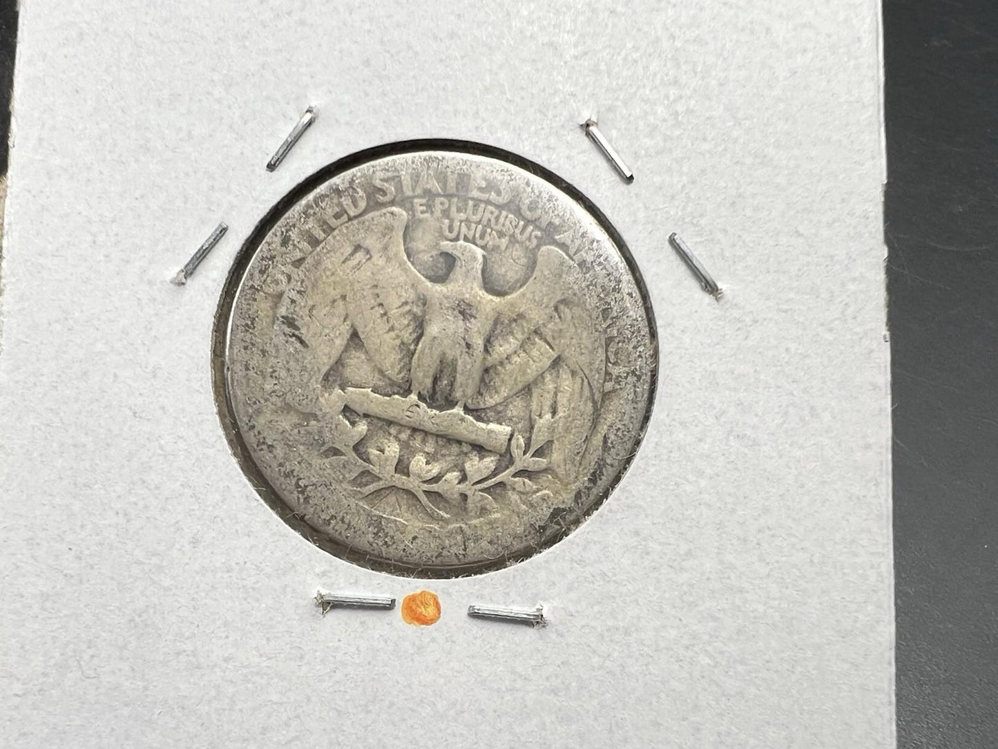 1934 25c Washington Silver Quarter Coin Double Die Obverse AG About Good Circ