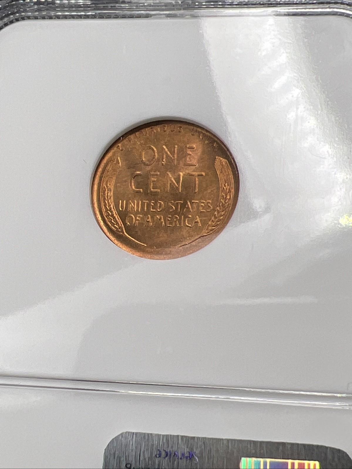 1946 S 1c Lincoln Wheat Cent Penny Coin NGC MS66 Gem BU UNC #087