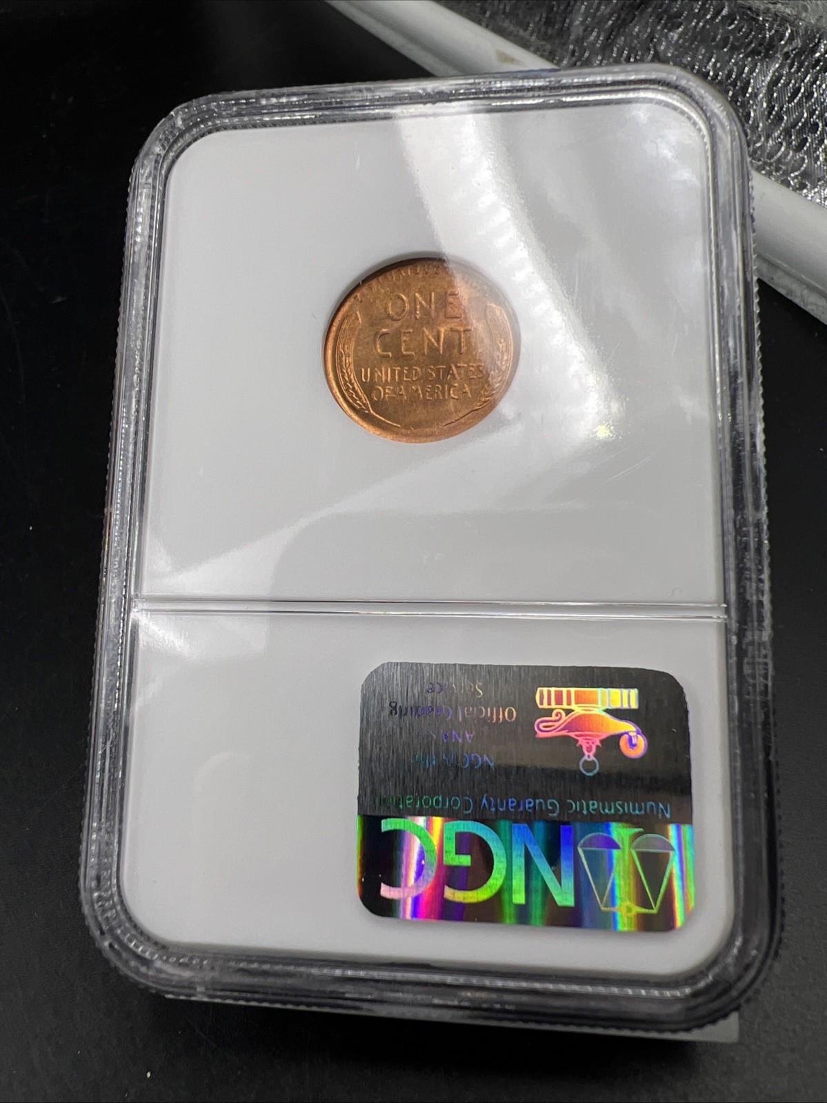 1946 S 1c Lincoln Wheat Cent Penny Coin NGC MS66 Gem BU UNC #087