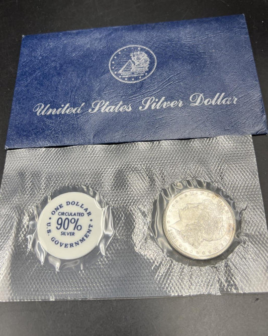 1881 S $1 GSA Morgan Silver Dollar GSA Circ Soft Pack - BU UNC