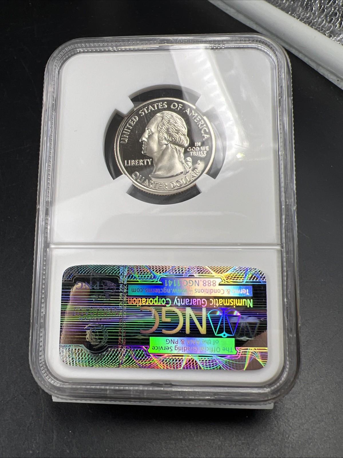 2001 S 25c Clad North Carolina Proof State Quarter NGC PF69 UCAM #044