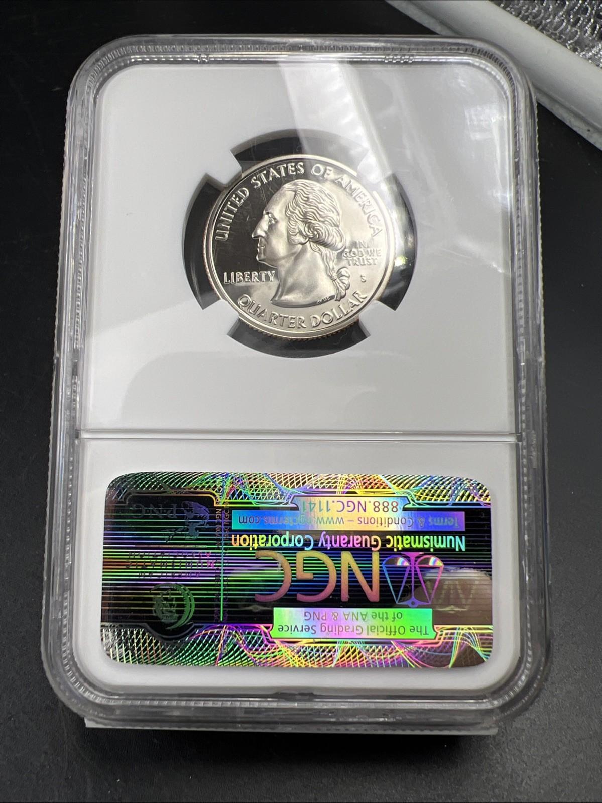 2001 S 25c Clad North Carolina Proof State Quarter NGC PF69 UCAM #044