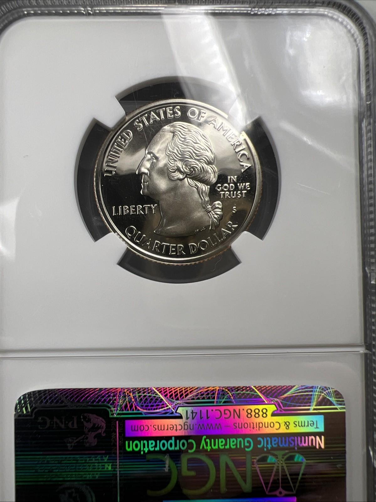 2001 S 25c Clad North Carolina Proof State Quarter NGC PF69 UCAM #044