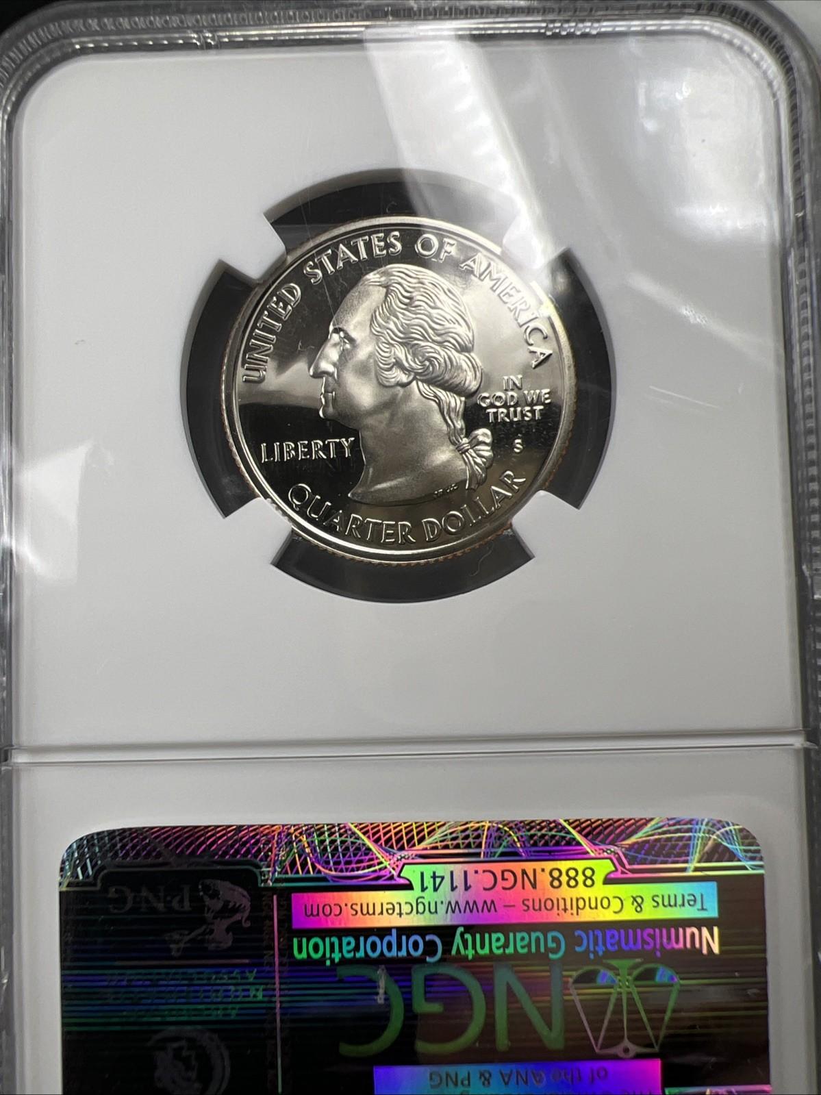 2001 S 25c Clad North Carolina Proof State Quarter NGC PF69 UCAM #044