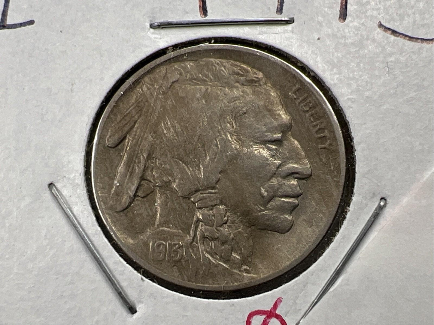 1913 5c Buffalo Five Cents Nickel Coin XF EF Extra Fine Circ SK#A