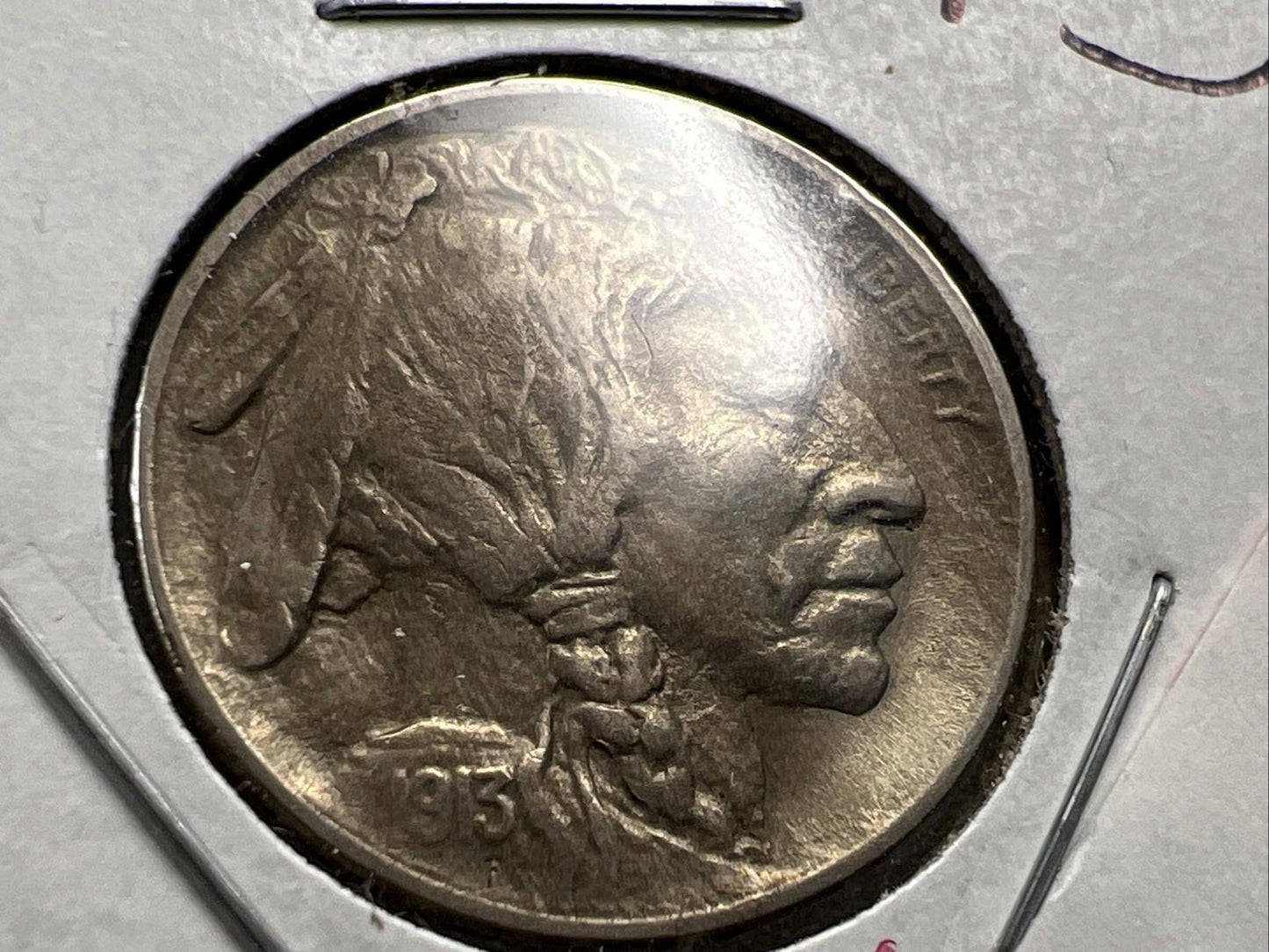 1913 5c Buffalo Five Cents Nickel Coin XF EF Extra Fine Circ SK#A