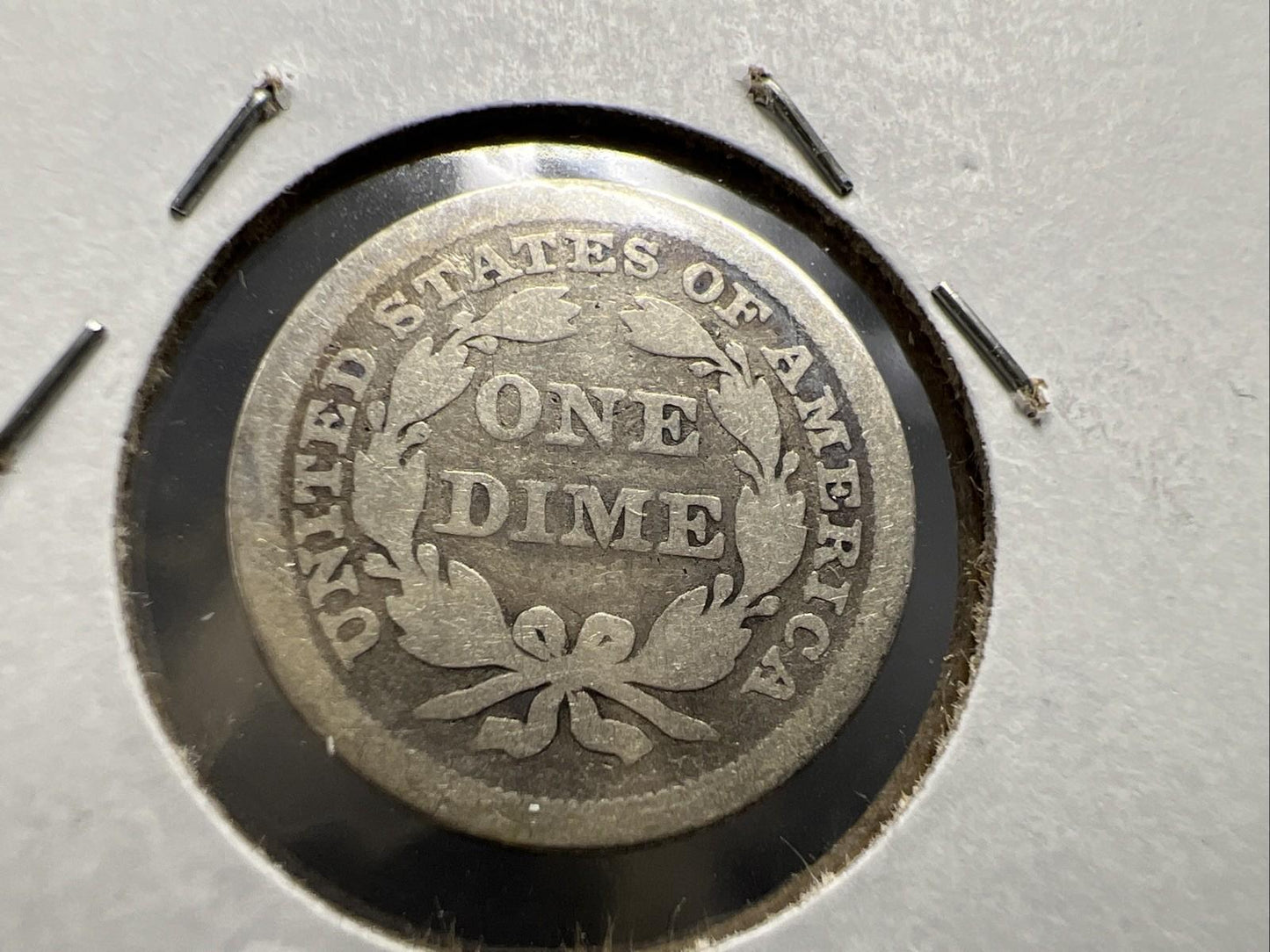 1841 10c Seated Liberty Dime Coin Choice G Good Circ SK#A