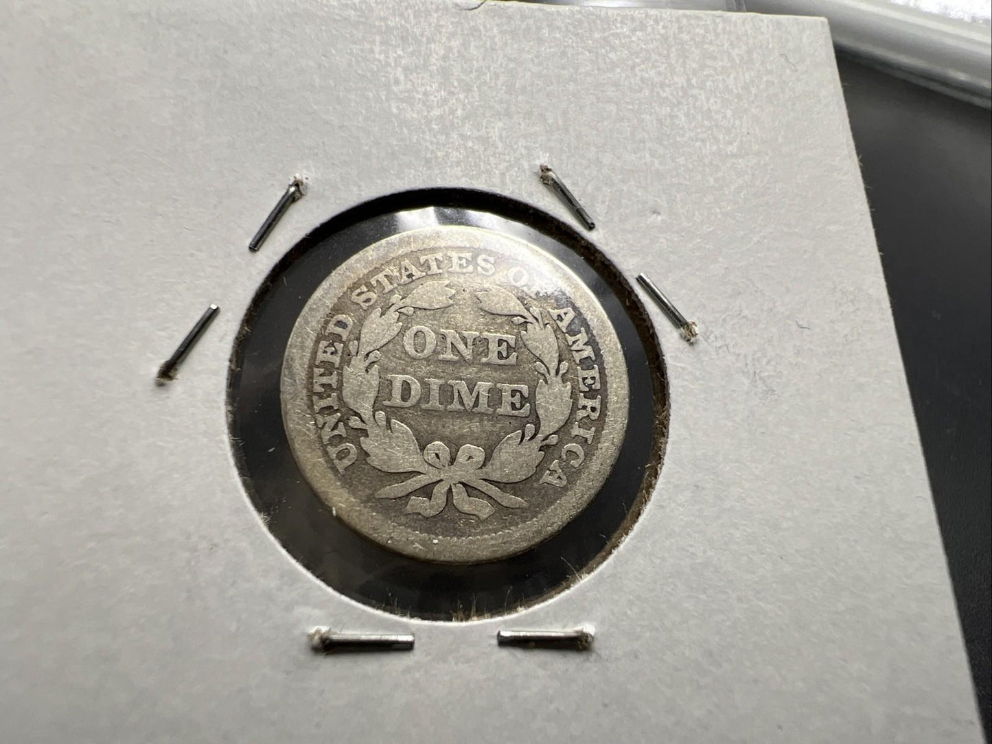 1841 10c Seated Liberty Dime Coin Choice G Good Circ SK#A