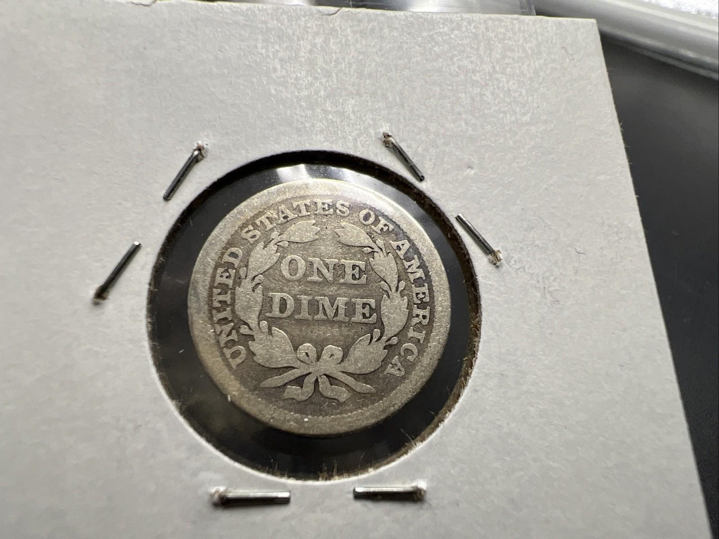 1841 10c Seated Liberty Dime Coin Choice G Good Circ SK#A