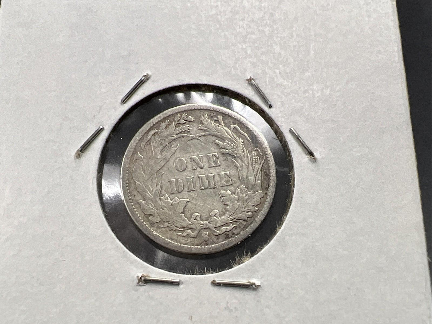 1887 S 10c Seated Liberty Silver Dime Coin XF EF Extra Fine Circ