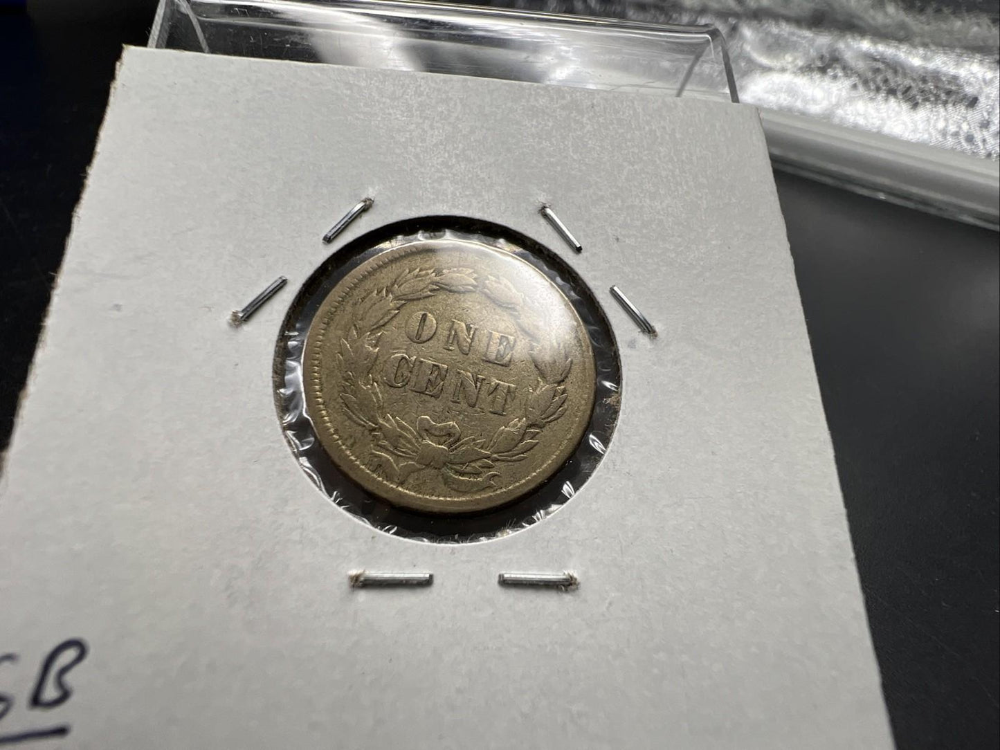 1859 1c Indian Head Cent Penny Choice Fine Circ Struck Thru Grease Obverse SKU#A