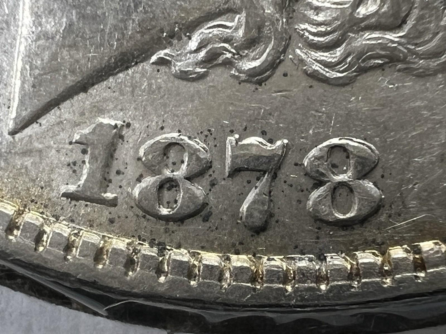 1878 P $1 Morgan Silver Dollar Coin VAM 170 HOT 50 Double Date AU About UNC