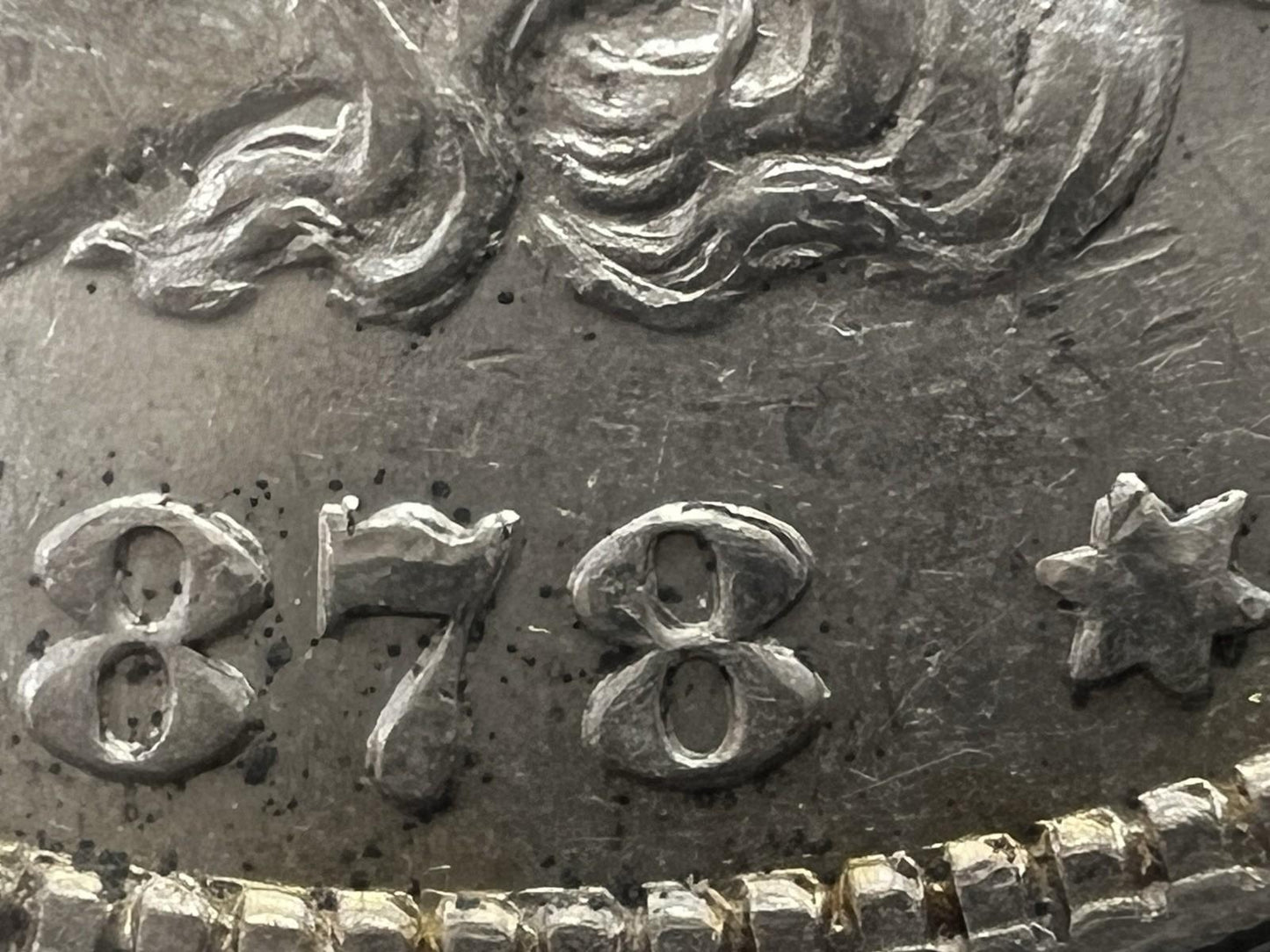 1878 P $1 Morgan Silver Dollar Coin VAM 170 HOT 50 Double Date AU About UNC