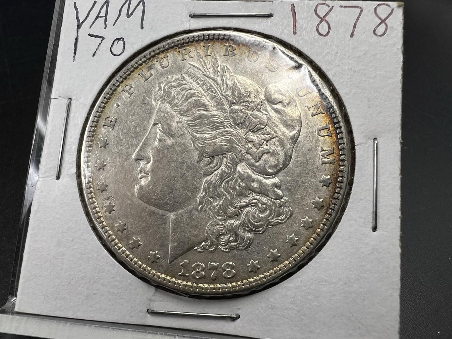 1878 P $1 Morgan Silver Dollar Coin VAM 170 HOT 50 Double Date AU About UNC