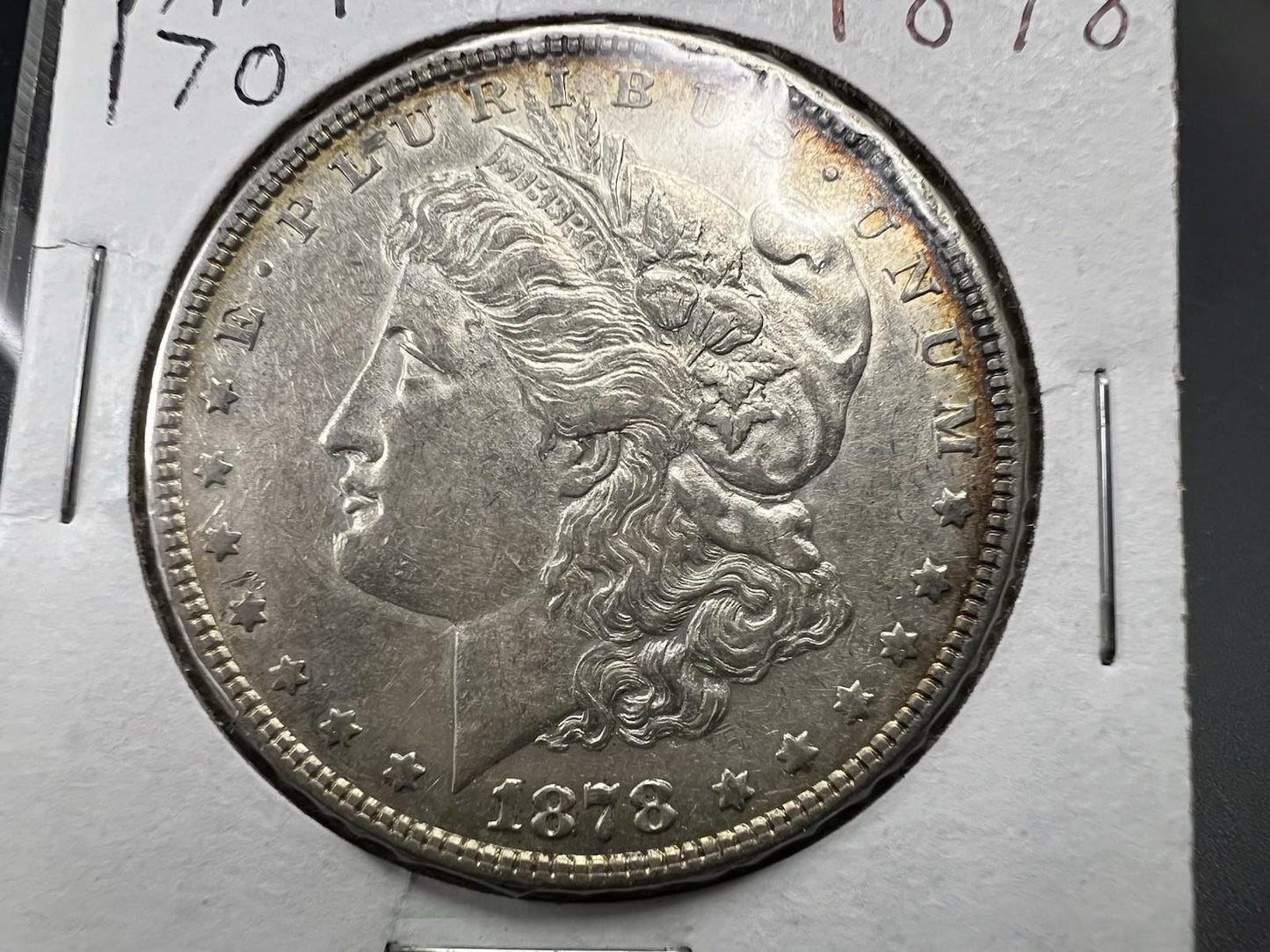 1878 P $1 Morgan Silver Dollar Coin VAM 170 HOT 50 Double Date AU About UNC