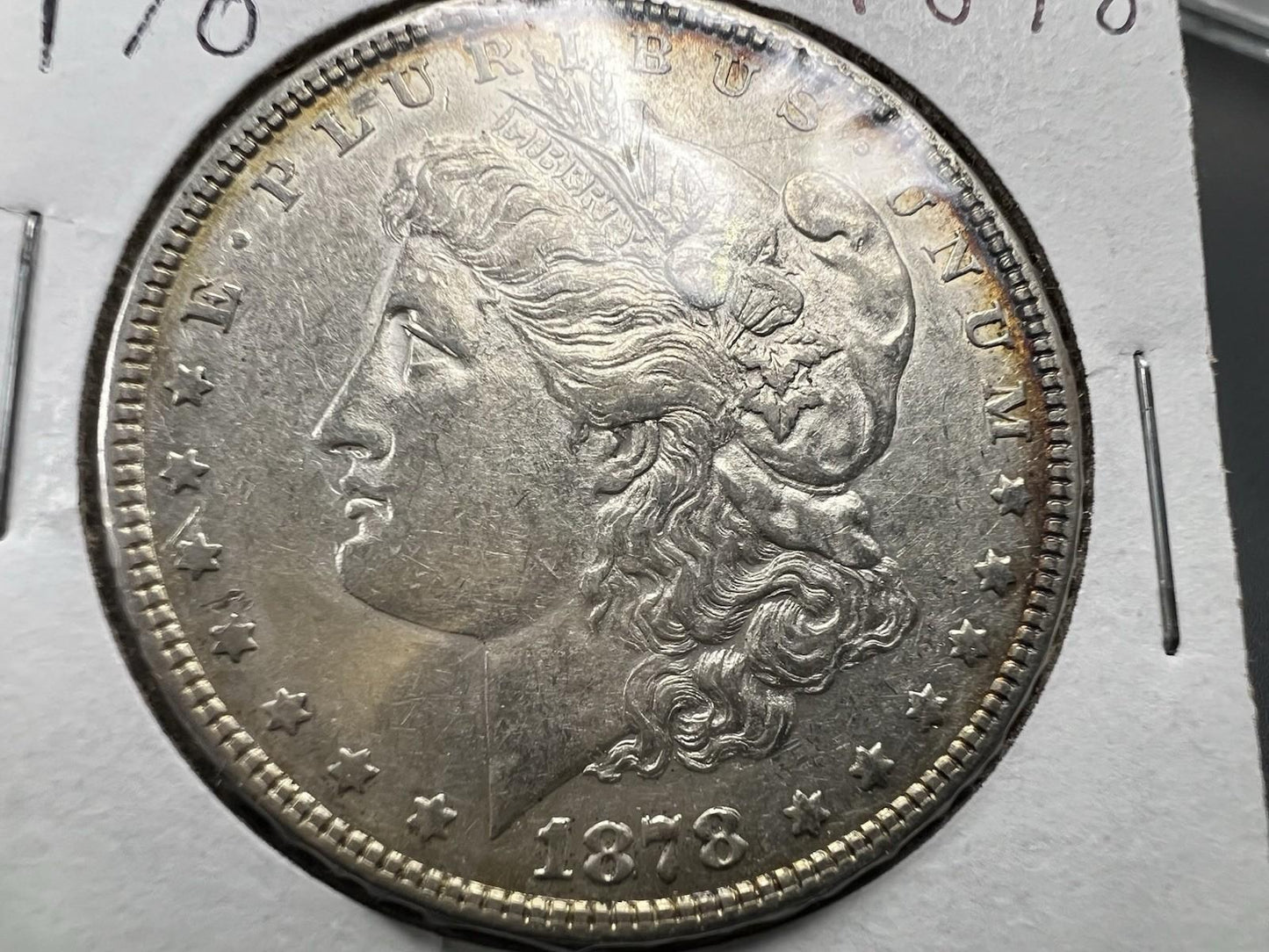 1878 P $1 Morgan Silver Dollar Coin VAM 170 HOT 50 Double Date AU About UNC
